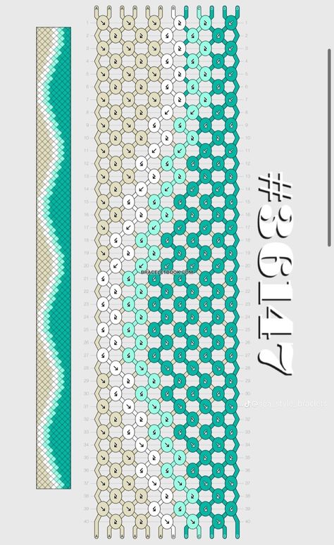 Back Of Alpha Bracelet, Braclet Templates Beads, Ocean Friendship Bracelet, Summer Friendship Bracelets Pattern, Bracelet Book Patterns, Sting Bracelets, Brazilian Bracelet, Bracelet Stuff, Cool Friendship Bracelets