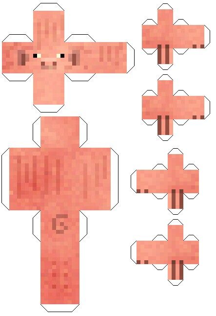 Minecraft Blocks Templates, Paper Craft Animals, Minecraft Birthday Party Games, Noah Crafts, Papercraft Minecraft Skin, Mobs Minecraft, Minecraft Templates, Minecraft Diy, Goku Ssj3