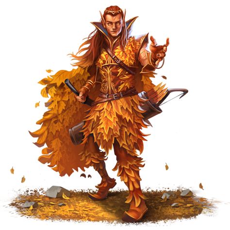 Dnd Autumn Eladrin, Eladrin Character Design, D&d Eladrin, Fall Eladrin, Autumn Eladrin Male, Eladrin Ranger, Eladrin Paladin, Eladrin Male, Male Dryad