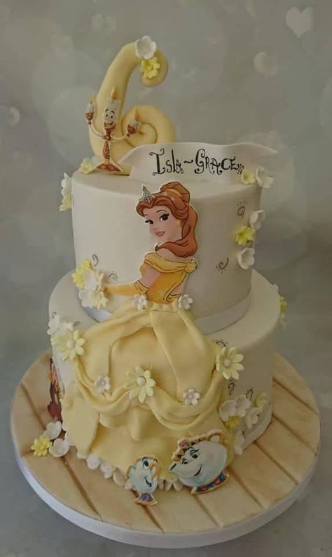 Princess Tier Cake, Princess Two Tier Cake, Beauty And Beast Birthday Cake, Beauty And The Beast Smash Cake, Birthday Cake Beauty And The Beast, Beauty And The Beast First Birthday Cake, 2 Tier Princess Birthday Cake, Beauty And The Beast Birthday Theme, Beauty And The Best Cake