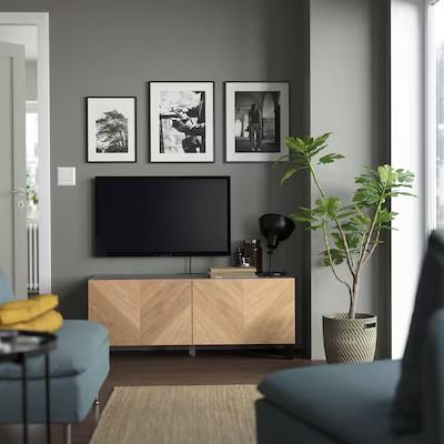 TV Stand - TV Bench - TV Table - TV Console Tables - IKEA Paper Tv, Bench With Doors, Ikea Tv Stand, Tv Bank, Ikea Food, Tv Bench, Tv Console Table, Ikea Besta, Outdoor Beds