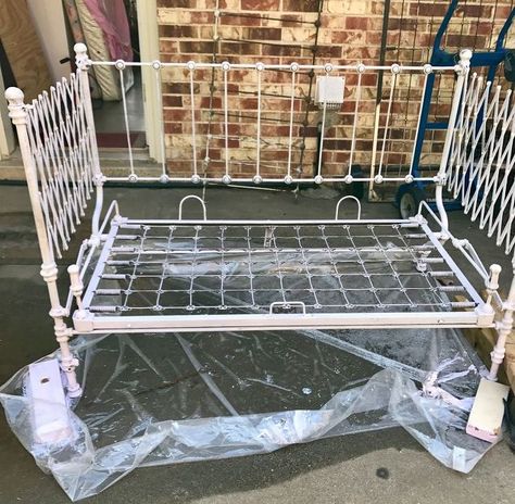 Iron Baby Bed, Iron Baby Crib, Crib Spring, Old Baby Cribs, Iron Crib, Metal Crib, Old Cribs, Rod Iron, Steel Bed