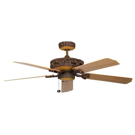 Concord Fans Ponderosa Ceiling Fan for Wet Location - Walmart.com - Walmart.com Rustic Ceiling Fan, Electrical Installation, Second Hand Stores, Residential Lighting, Lighting Products, Humble Abode, Pull Chain, Cabin Homes, Home Decor Lights