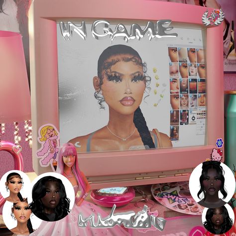 Kikovanity Sims 4 Skin, Sims 4 Aesthetic Background, Sims 4 Urban Accessories, Black Sims Makeup Cc, Urban Makeup Sims 4 Cc, Sims 4 Baddie Makeup, Sims 4 Full Face Makeup, Urban Cc Sims 4 Skin, Sims 4 Urban Makeup