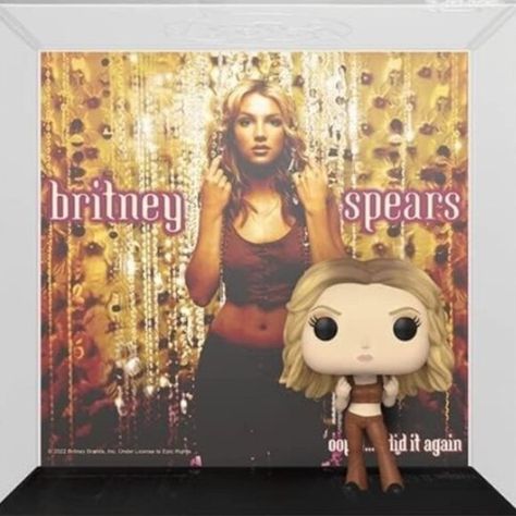 Britney Spears Oops Pop! Album Figure with Case Funko Pop! - Exclusive Britney Spears Albums, Игрушки Funko Pop, Funko Pop Display, Oops I Did It Again, Funko Pop Dolls, Funk Pop, I Did It Again, Funko Pop Toys, Funko Pop Collection