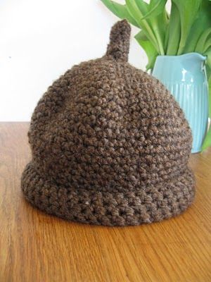 Crochet Acorn, Acorn Hat, Crochet Fairy, Hat Patterns Free, Hat Tutorial, Crochet Shop, Crochet Hats Free Pattern, Crochet Winter, Single Crochet Stitch