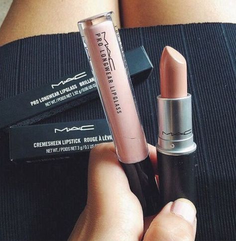 ᏁᎥƙƘᎥ ℒᎧᏤᏋᎦ Mac Lipgloss, Looks Pinterest, Makeup Obsession, Mac Makeup, Kiss Makeup, Mac Lipstick, Makeup Goals, Love Makeup, Pink Lips