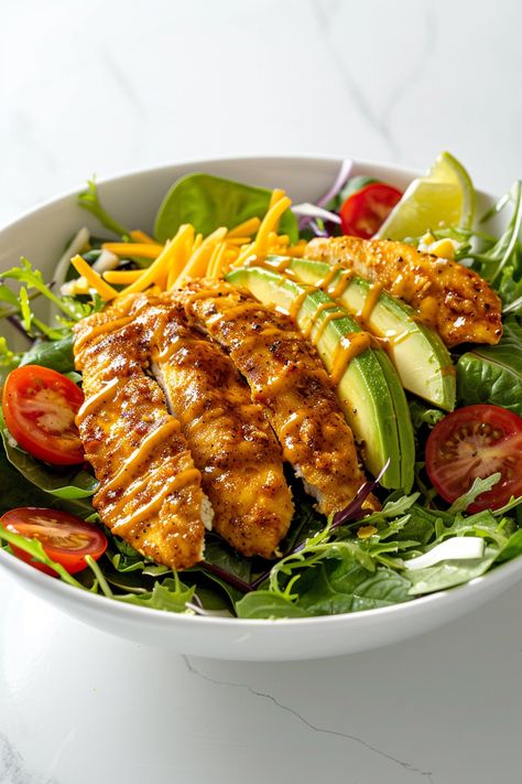 Mouthwatering Chipotle Lime Keto Chicken Salad: A Flavorful Low-Carb Recipe #ketodiet #ketorecipes #lowcarb Fattening Food Recipes, Fancy Salad Recipes, Low Carb Salads, Salade Healthy, Diet Food Recipes, Diet Lunch, Keto Chicken Salad, Chicken Salads, Keto Salad