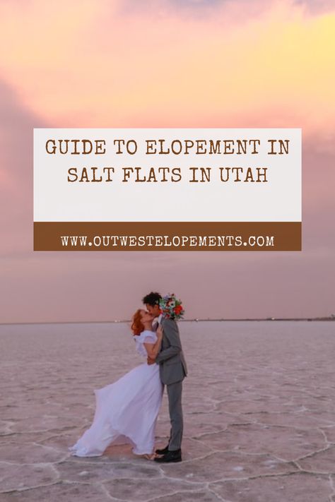 How to Elope in the Salt Flats Utah Salt Flats Wedding, Unique Scenery, Salt Flats Utah, Salt Flat, Utah Elopement, Bonneville Salt Flats, How To Elope, Salt Flats, Elopement Photographer