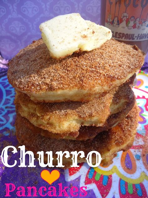 Churro Pancakes Churro Pancakes, The Number 13, Number 13, What's For Breakfast, Breakfast Treats, Breakfast Time, Om Nom, I Love Food, Brunch Recipes