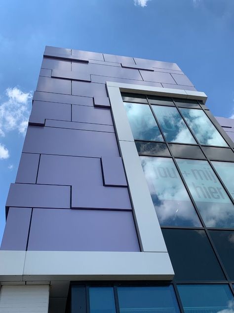 You love #façades and you have a desired #design for your #structure and you’re not sure of who to award the #project to? Call us today for we have the #architectural #expertise to get it done. 09043281815 We make your #building #standout among all. #aluco #alucobond #alucobondcompany #contractors #lagosnigeria #nigeria #construction #Enginineersinnigeria Colorful Architecture, Metal Cladding, Get It Done, Roof Solar Panel, Facade Design, Building Design, The Project, Get It, Architects