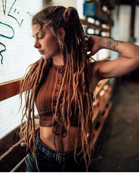 Cute Dreads Styles, Cute Dreadlocks Hairstyles, Permanent Loc Extensions, Dreadlock Inspiration, Bob Pixie Haircut, Short Bob Pixie, Dreads Styles For Women, Dread Hair, Dreadlocks Braids