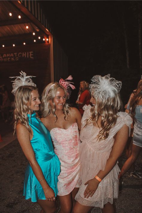 Kentucky Derby Date Party Outfit Sorority, Date Parties Sorority, Derby Date Party Outfit, Kentucky Derby Sorority Formal, Kentucky Derby Themed Party Outfit, Derby Themed Party Outfits, Sorority Semi Formal Themes, Sorority Date Party Themes, Kentucky Derby Party Ideas Outfit