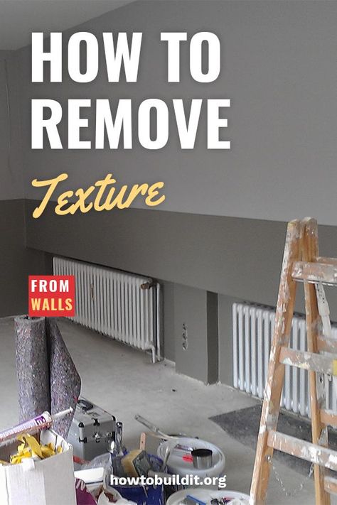 Remove Texture From Walls, Removing Textured Walls, Knockdown Texture Walls, Walls Texture, Texture Walls, Knockdown Texture, Orange Peel Wall Texture, Diy Furniture Flip, Interior Remodel