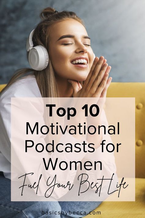 As a business owner and educator, I understand the importance of staying inspired. 🎙️ Dive into the top 10 motivational podcasts for women that offer endless encouragement and wisdom. Ready to plug in and level up? Read more in the full blog! #MotivationalPodcasts #WomenEmpowerment #PodcastRecommendations #BasicsByBecca #InspireYourJourney #LevelUpLife #EmpowermentWisdom Podcasts For Women, Motivational Podcasts, Women Leaders, Professional Growth, Get Motivated, I Understand, Female Entrepreneur, Best Life, Inspirational Women