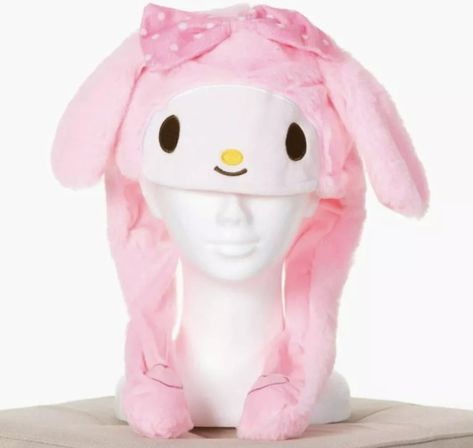 My Melody Hat, My Melody Cosplay, Plush Sanrio, Sanrio Clothes, Cat Hat, Welcome To The Party, Ear Hats, Costume Hats, New Year Card