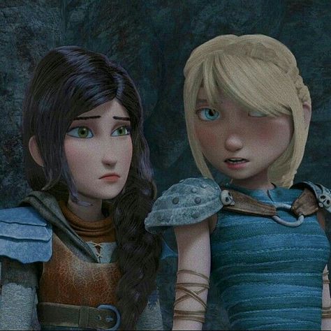 Astrid And Heather, Httyd Heather, Animated Women, Diy Beaded Rings, Hiccup And Astrid, Dreamworks Dragons, Httyd Dragons, Dragon Trainer, Dreamworks Animation