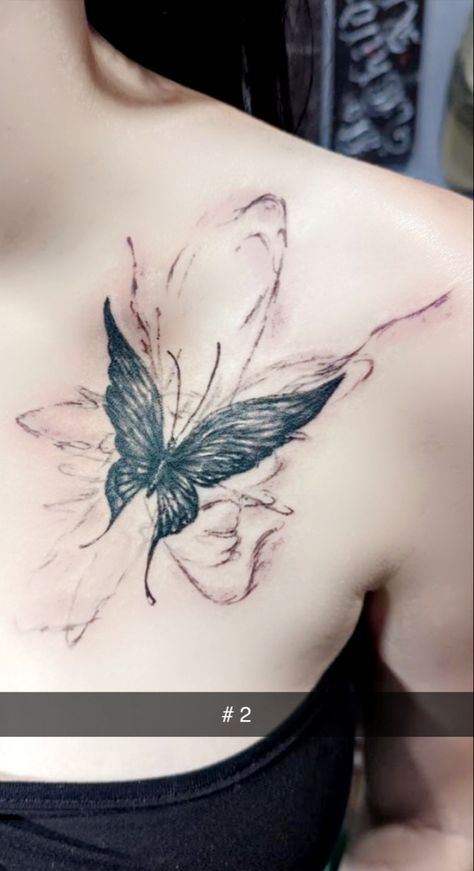 butterfly tattoo, smokey Geometric Tattoo, Watercolor Tattoo, Flower Tattoo, Tatting, Tattoos