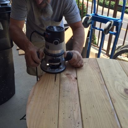 Hometalk Cable Spool Tables, Cable Spools, Furniture Repurposing, Spool Tables, Cable Spool, Farming Life, Mother Daughter Projects, Cable Reel, Minwax Stain