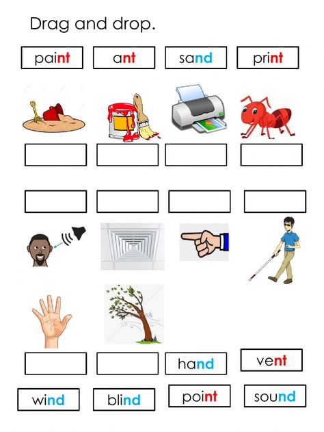 Phonics ( nd and nt sounds ) worksheet Live Worksheet, Sounds Worksheet, Final Blends, Music Classroom Decor, 3 Letter Words, Blends Worksheets, Worksheets For Grade 3, Activity Sheets For Kids, Consonant Blends