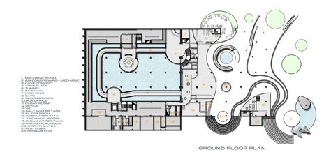 Antalya Aquarium / Bahadir Kul Architects Op Art Lessons, Aquarium Architecture, Turkey Project, Led Projects, Sustainable City, Aquarium Design, Architecture Design Concept, Graduation Project, Ground Floor Plan