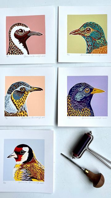 Suzanne Kruisdijk on Instagram Linoleum Prints, Golden Plover, Linoleum Print, Linoleum, Linocut, Printmaking, Birds, On Instagram, Instagram