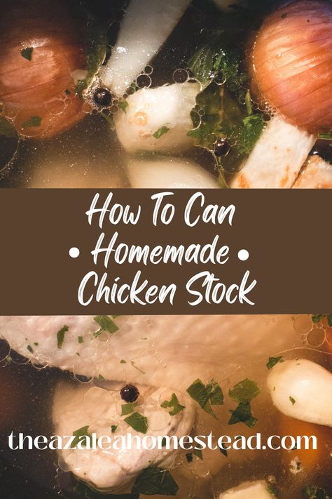 Homemade Chicken Stock is one of the easiest recipes you can make to layer in flavors! #chickenstock #chicken #stock #broth #homemade #canning #foodpreservation #simplerecipe #easy #simple #budget #budgetfriendly #makeahead #freezermeals #mealprep #prepping #canningseason #garden #backyard #local #produce #delicious #yum #kidapproved #kidapprovedfood #foodsecurity #pantry #pantrystaple #cooking #baking #fromscratch #diy #youcancan #canningseason #holiday #weekend #fun #prep #farmfresh #local Diy Chicken Stock, Canning Chicken Stock, Pressure Cooking Chicken, Electric Roaster, Chicken Stock Recipe, Easiest Recipes, Chicken Leg Quarters, Vegetable Scraps, Stock Recipes