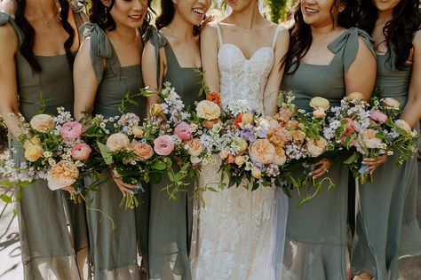 Want your bridesmaids to have some seriously cute bouquets? Check out these beauties we made! We mixed colors and flowers to match the whimsical spring vision. save this post for bridal party inspo! 💐🌸💖 • • • • • • • • • • • • • • venue: @etherealgardensvenue coordinator: Natalia Mendez photography: @parallel33photography videography: @amariproductions dj: @revelenter florals: @mollyzagerflorals hmua: @pinkunicorn_beauty photobooth: @allhoursphotobooth bride: @beckylee.33 #flowers #2024wedd... Cute Bouquets, Party Inspo, Mixed Colors, Photo Booth, Bridal Party, Bouquets, Color Mixing, Dj, Flowers