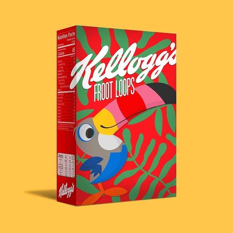 On Packaging on Instagram: “Designed by @norte_branding Selected by @erostorre . Froot Loops or Frosties?  Kellogg's cereals are always a source of inspiration for…” Frosties Cereal, Froot Loops Cereal, Cereal Packaging, Cereal Brands, Source Of Inspiration, Media Post, Social Media Post, Cereal, Branding