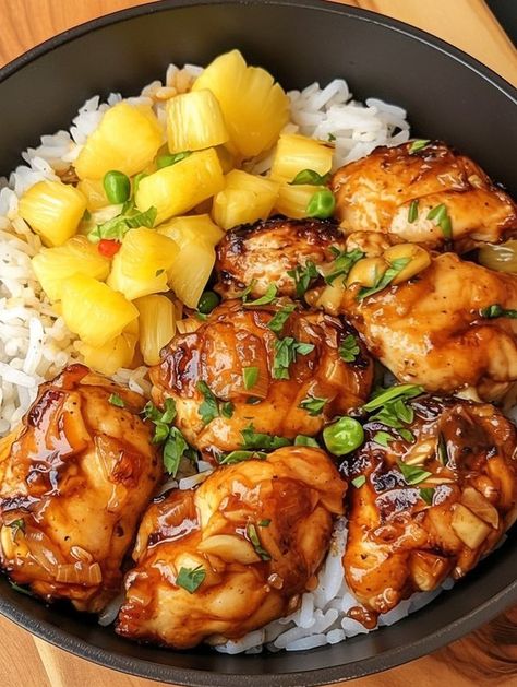 Cooking with Betty Pineapple Chicken And Rice, Slow Cooker Quinoa, Recipes Pineapple, Enchiladas Healthy, Marinated Lamb, Slow Cooker Ham, Rice Skillet, Flavored Rice, Pineapple Chicken