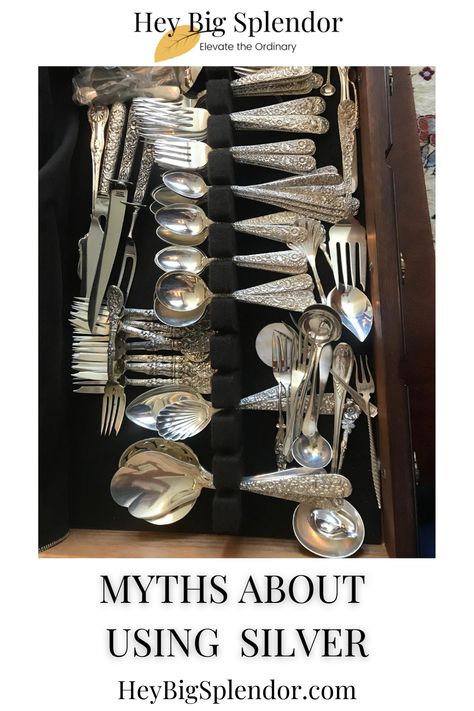 Silver Coffee Set, Silverware Storage, Sterling Silverware, Oyster Fork, Fancy Table, Flatware Storage, Elegant Table Settings, Sterling Silver Flatware, Silver Flatware