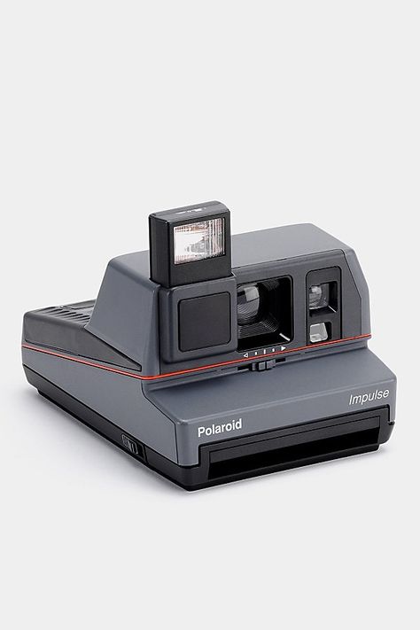 This vintage Polaroid 600 instant camera from the 1980s has been refurbished and rebuilt by Retrospekt, and is ready for another generation of photo taking. All you need is a pack of Polaroid 600 film (sold separately) and you’ll be able to experience instant photography at its most authentic — on an original Polaroid vintage camera! The high speed of 600 film, which requires less light, combined with a built-in flash and fixed focusing, form an incredibly versatile instant film camera that’s easy to use and ready to excel in nearly any situation. Don't forget: Polaroid film is sensitive to light, so keep it shielded for 3 minutes (upside-down, in a pocket, etc.) while it's developing so you can get the most vivid and colorful result. Refurbished and Restored by Retrospekt Their perfect bl 80s Polaroid, Polaroid 600 Film, Polaroid 600, Instant Photography, Instant Film Camera, Vintage Polaroid, Instant Film, Instant Camera, Vintage Camera