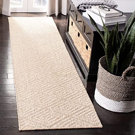 Safavieh Palm Beach Collection PAB360A Sisal Runner, 2' x 8' , Beige / Beige Rug Over Carpet, Sisal Runner, Beach Rugs, Casual Coastal, Sisal Area Rugs, Urban Decor, Beach Modern, Small Entryway, Beach Collection