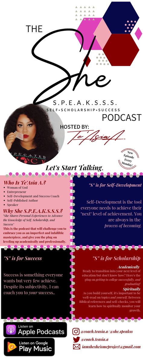 A podcast for the marketplace woman, Black Girl Magic, and Higher Education Podcast Topics Ideas For Black Women, Podcast Topics Ideas, Podcast Ideas, Motivational Podcasts, Podcast Topics, Professional Development, Higher Education, Podcast, Black Women