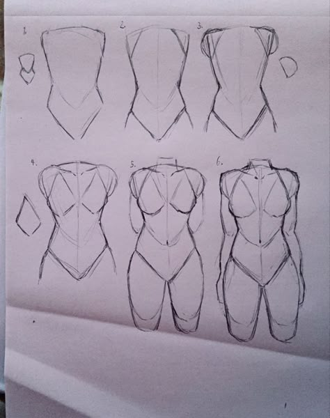 How To Draw Women Shoulders, How To Draw Woman Chest, Torso Drawing Female, How To Draw Women Anatomy, How To Draw A Torso Female, Chest Drawing Reference Female, Anime Body Tutorial Female, Female Chest Drawing, How To Draw Torso Female