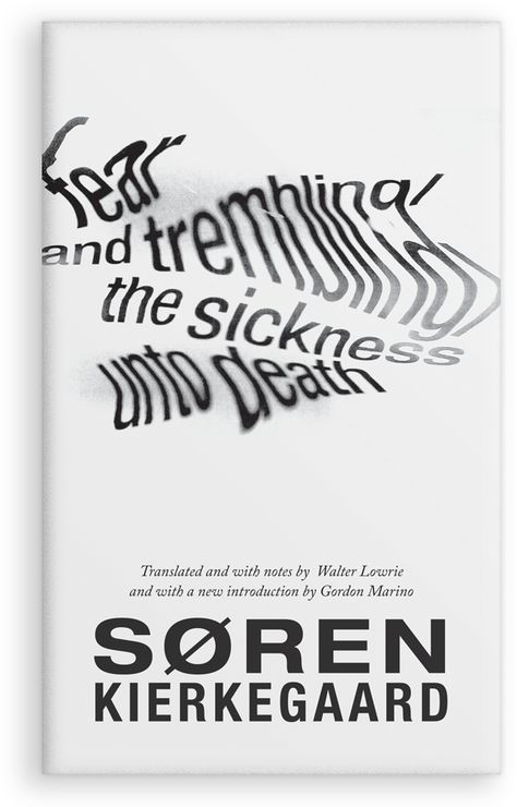 Using line to make you feel off center, and feel what the words are saying Vaughan Oliver, Christian Book Recommendations, Vinyl Packaging, Design For Book, Story Of Abraham, Fear And Trembling, History Of Philosophy, Soren Kierkegaard, Typography Book