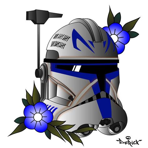 art of captain rex helmet in old school tattoo style Captain Rex Tattoo Minimalist, Captain Rex Tattoo, Captain Rex Helmet Tattoo, Storm Trooper Helmet Tattoo, Rex Helmet, Star Wars Rex Helmet, Captain Rex Helmet, Old School Tattoo Style, Clone Trooper Helmet