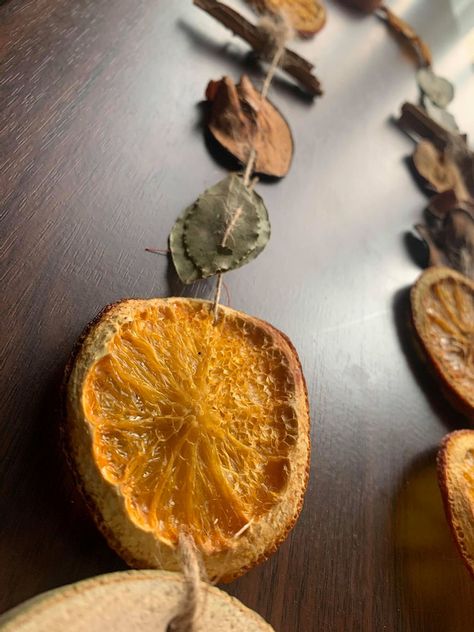 Mabon DIY: Dried Orange/Apple Garland Mabon Party, Fall Rituals, Mabon Ideas, Mabon Crafts, Witchcraft Crafts, Autumnal Equinox Celebration, Autumn Solstice, Mabon Celebration, Equinox Celebration