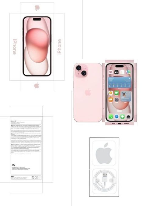 Iphone Papercraft Template, Paper Iphone Printable, Iphone Papercraft, Iphone Printable, Phone Craft, Phone Template, Iphone Diy, Iphone Stickers, Paper Cutout Art