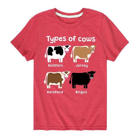 Types Of Cows, Cow Graphic, Country Casual, Case Ih, Kids Clothes Boys, American Brand, Top Graphic Tees, Print Pullover, Tee Shop