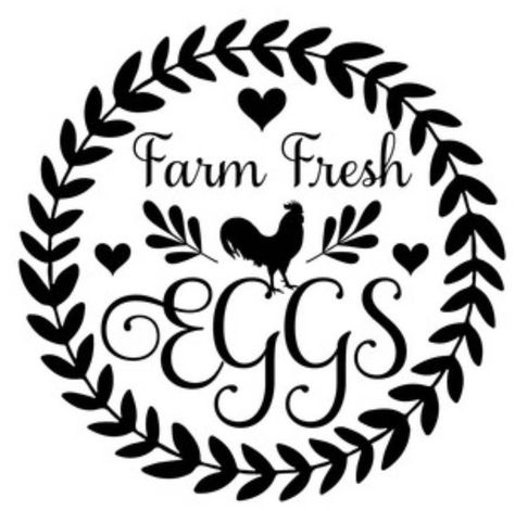 Farmhouse Stencils, Farmhouse Svg, Farm Fresh Eggs, Diy Cricut, Silhouette Cameo Projects, Cameo Projects, Silhouette Design Store, Fresh Eggs, Cricut Creations