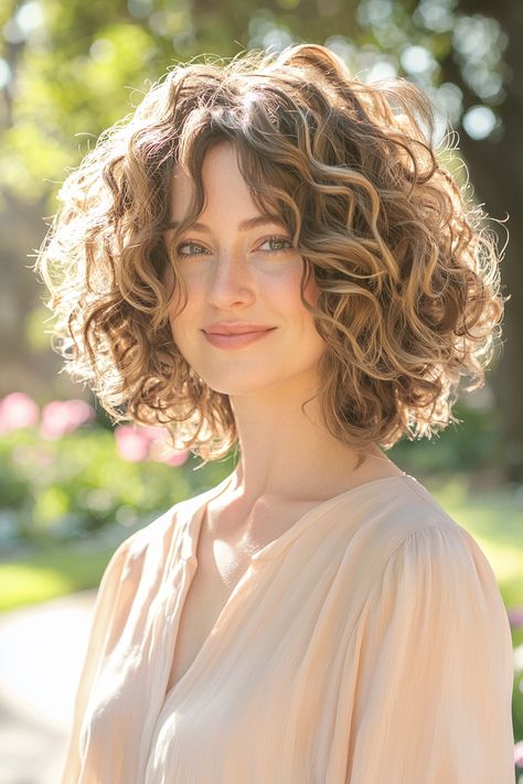 Embrace your natural texture with stunning curly hairstyles featuring choppy layers that add dimension and movement. This effortless look frames your face beautifully, creating a dynamic style that's both playful and sophisticated. Whether you’re heading to a casual brunch or a night out, this hairstyle is perfect for showcasing your curls while keeping things fresh and modern. Explore the magic of choppy layers in your curly hairstyles! Curly Hairstyles Natural Curls, Modern Curly Hairstyles, Curly Hairstyles Natural, Choppy Layers, Face Massage, Beauty Pictures, Chic Look, Curly Hairstyles, Natural Curls