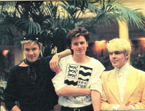 Simon, John and Nick. Lebon, you sexy beast! The two Geminis aren't so bad either! Taylor Rogers, Nigel John Taylor, Nick Rhodes, Simon Le Bon, Two Sons, Mr Perfect, Model Looks, John Taylor, Amazing Songs