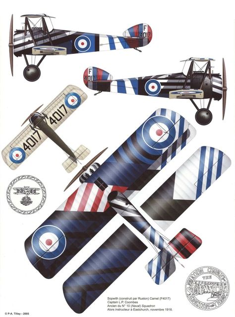 Ww1 Airplanes, Ww1 Planes, Sopwith Camel, Ww1 Aircraft, Aircraft Parts, Aircraft Painting, Aircraft Art, Aviation History, Vintage Aircraft