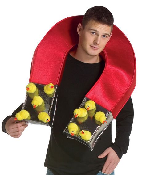 Wow, just wow... Chick magnet Halloween costume Mens Halloween Costumes Diy, Pun Costumes, Punny Costumes, Home Halloween Costumes, Punny Halloween Costumes, Diy Halloween Dekoration, Halloween Costume Puns, Halloween Fest, Hallowen Ideas