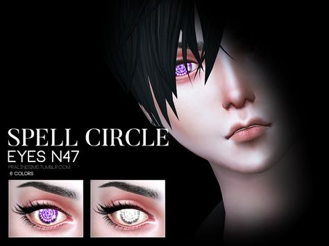 Unique eyes in 6 colors.  Found in TSR Category 'Sims 4 Eye Colors' Itachi Eyes, Cc Eyes, Spell Circle, Sims 4 Cc Eyes, Sims 4 Cas Mods, Sims 4 Anime, Animal Crossing Funny, Free Sims, Sims Four