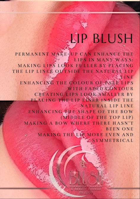 Lip Blushing Benefits, Lip Blushing Quotes, Permanent Makeup Post Ideas, Lip Blushing Aesthetic, Lip Blush Quotes, Pmu Marketing, Angel Aesthetics, Blushing Quotes, Pmu Lips