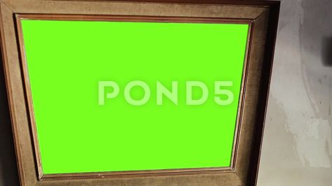 Old Mirror or Picture Frame with Green Screen. Zoom In.  Stock Footage #AD ,#Frame#Green#Mirror#Picture Old Mirrors, Old Mirror, Frameless Mirror, Green Mirrors, Frame Mirror, Frame Wall, Wall Mounted Mirror, Illustration Artwork, Green Screen