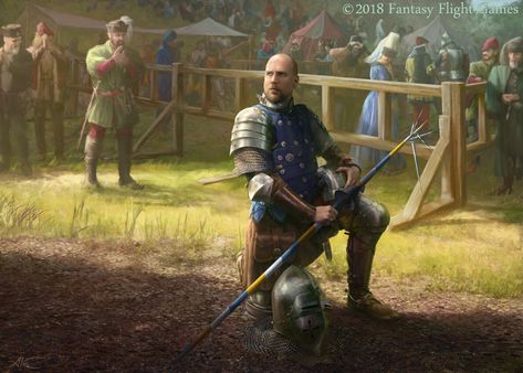 Hedge Knight, Knight Errant, Warhammer Fantasy Roleplay, Medieval Drawings, Dark Brotherhood, Fantasy Flight Games, Historical Warriors, A Game Of Thrones, Medieval Knights