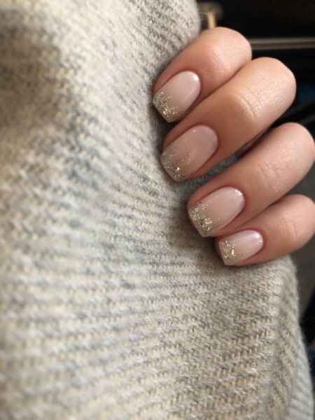 Winter Neutral Nails Short, Nail Ideas Tips, Acrylic Nail Ideas, 2022 Nails, Bridesmaids Nails, Unghie Sfumate, Wedding Nails Glitter, Nude Nail Designs, Modern Nails